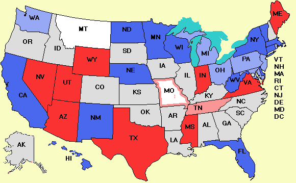 Senate map