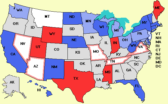 Senate map