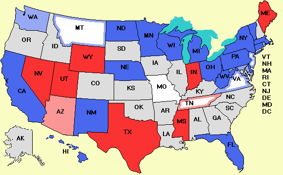 Senate map