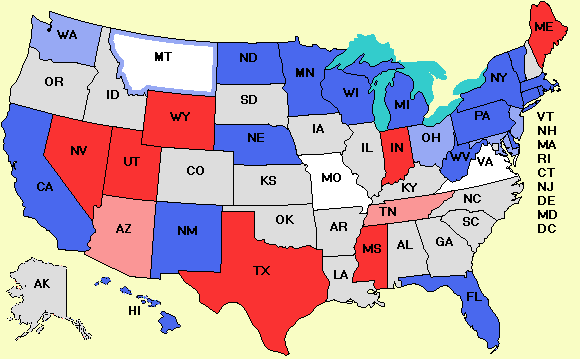 Senate map