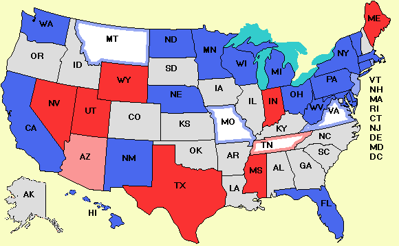 Senate map