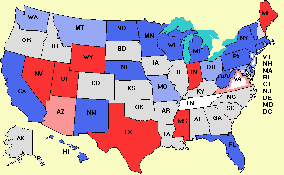 Senate map