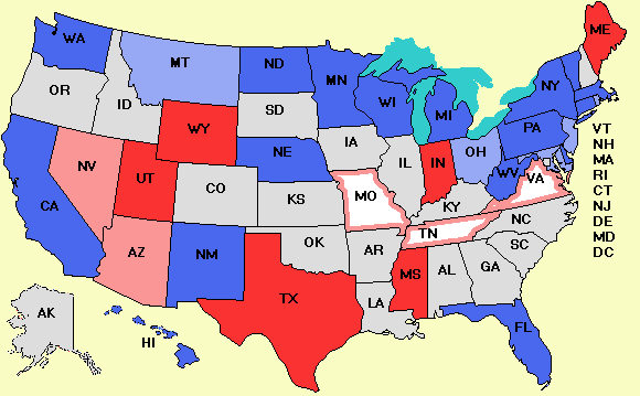 Senate map