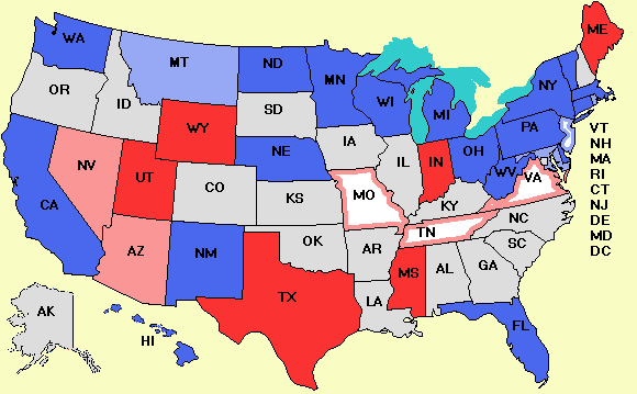 Senate map