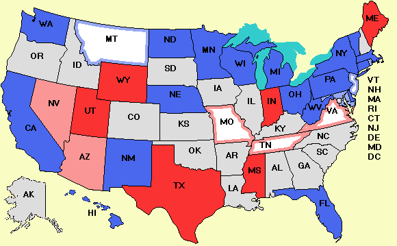 Senate map