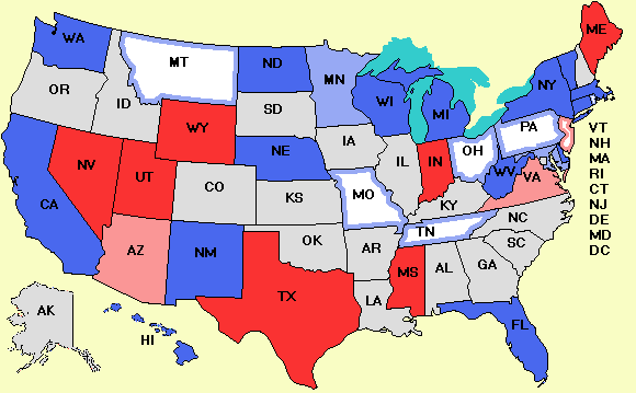 Senate map