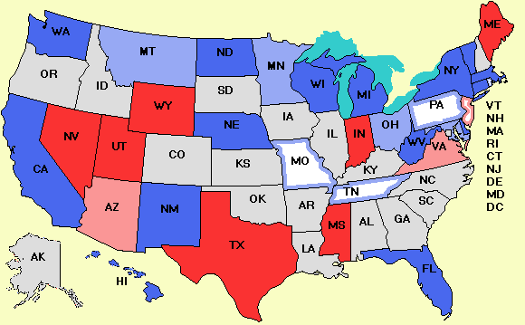 Senate map