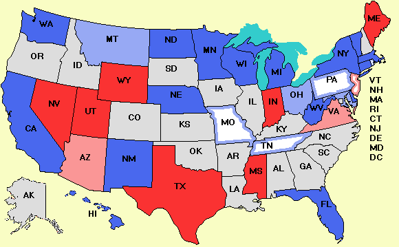 Senate map