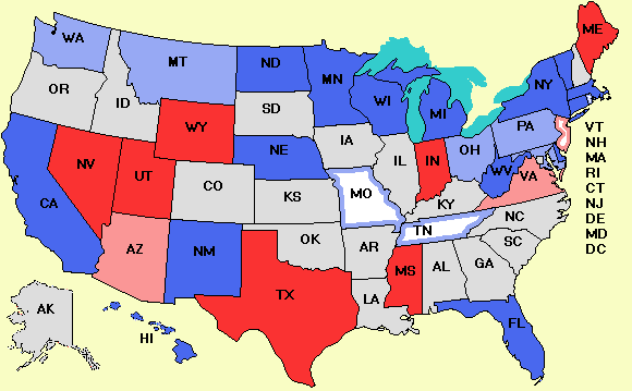 Senate map