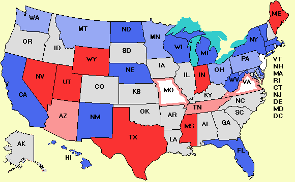 Senate map