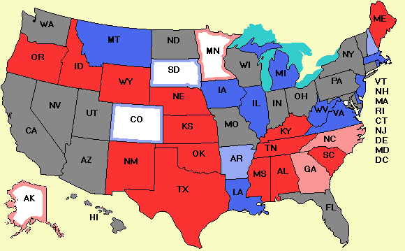 Senate map