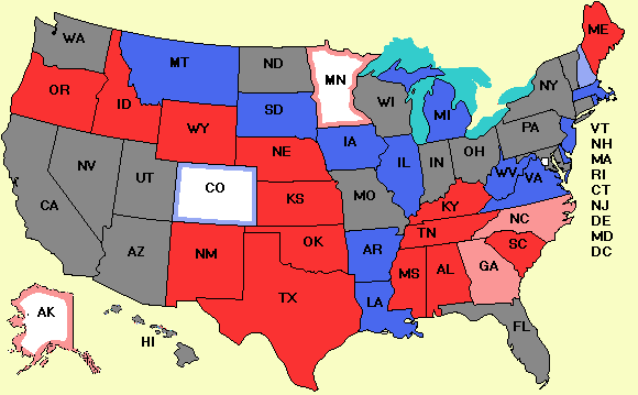 Senate map