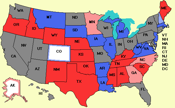 Senate map