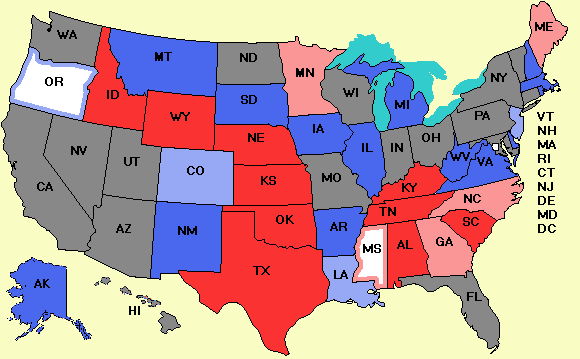 Senate map