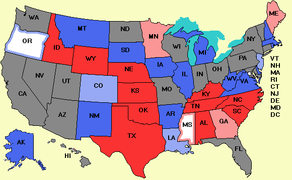 Senate map