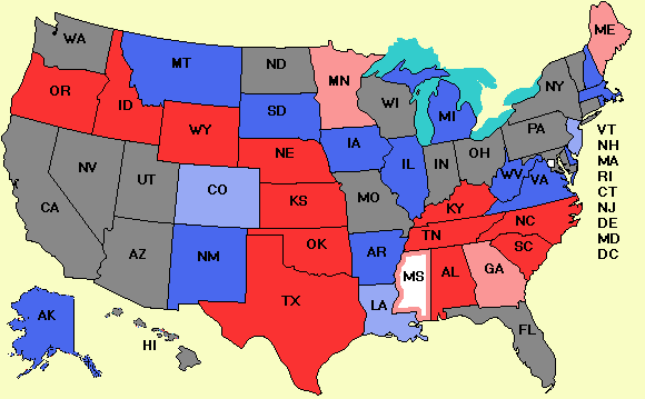 Senate map