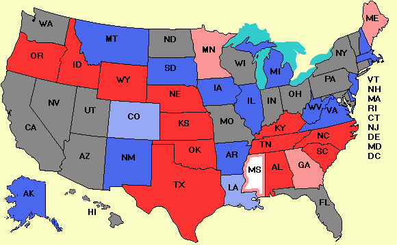 Senate map