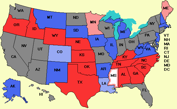 Senate map