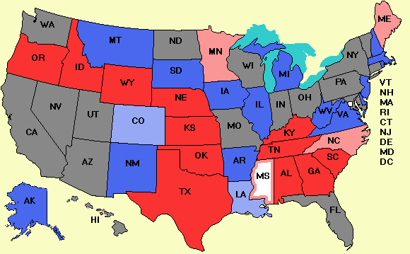 Senate map