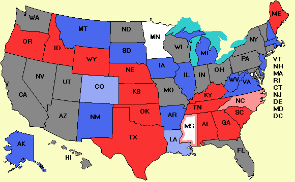 Senate map