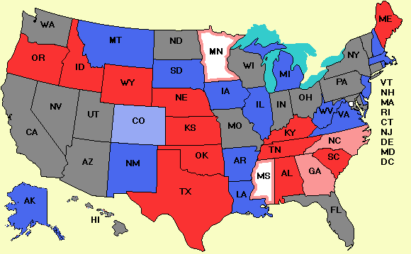 Senate map