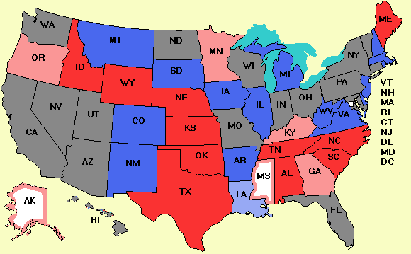 Senate map