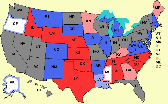 Senate map