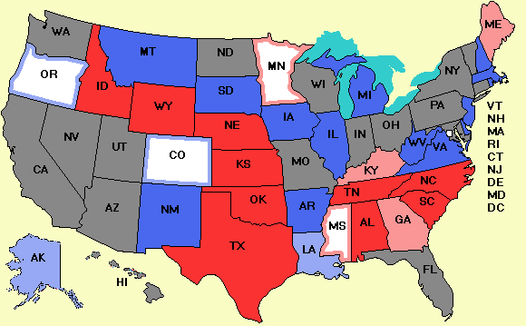 Senate map