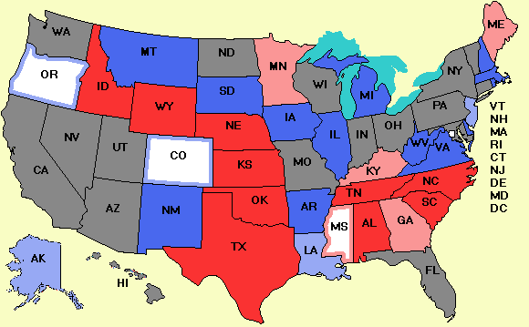 Senate map