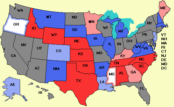 Senate map