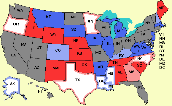 Senate map