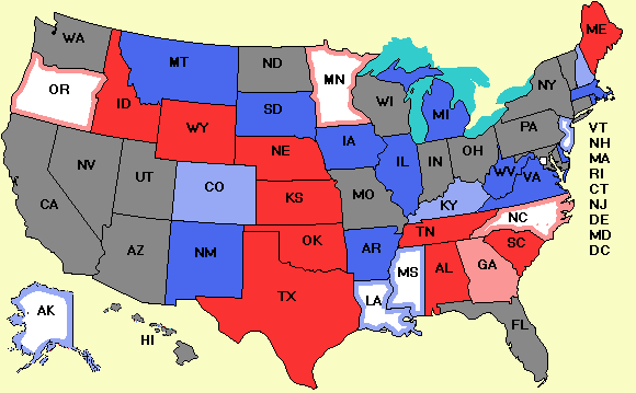 Senate map