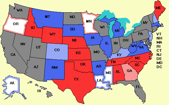 Senate map