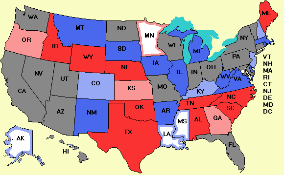 Senate map