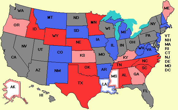 Senate map