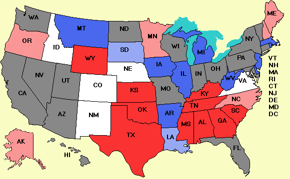 Senate map