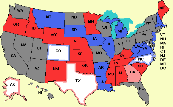 Senate map