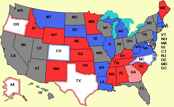 Senate map