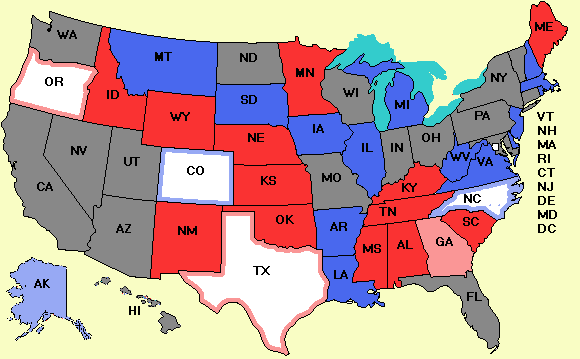 Senate map