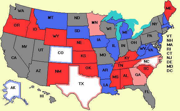 Senate map