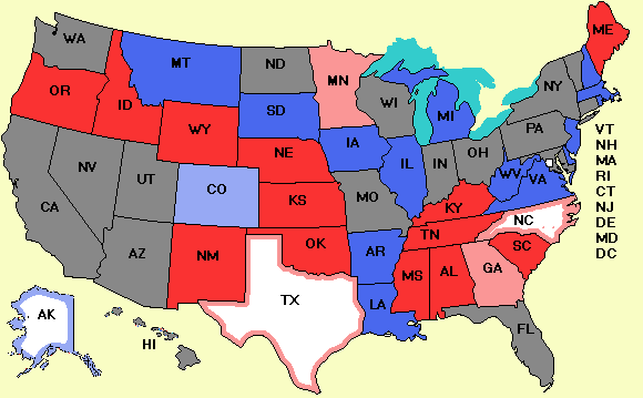 Senate map