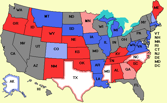 Senate map