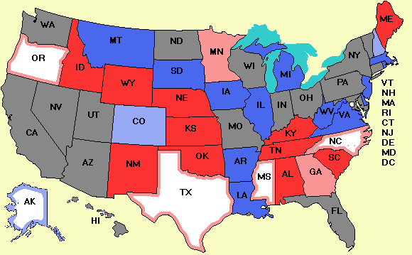 Senate map