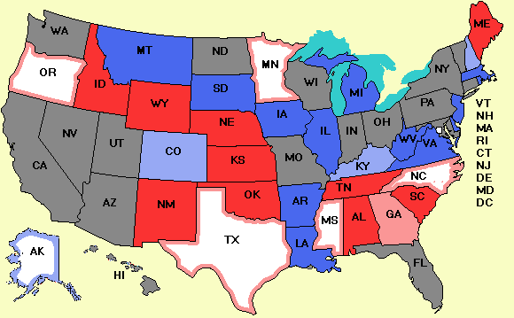 Senate map