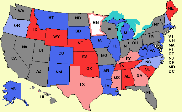 Senate map