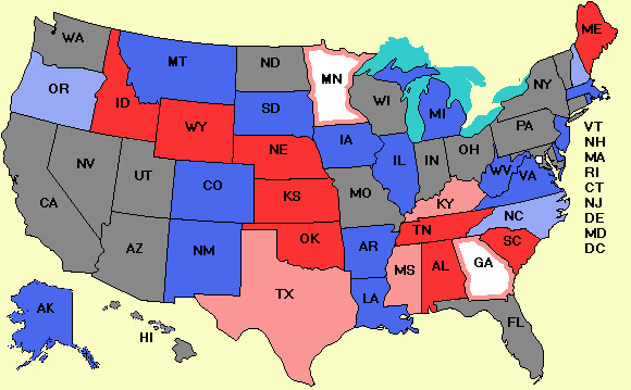 Senate map