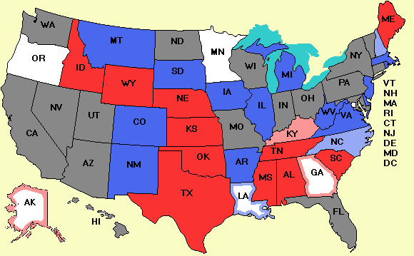 Senate map