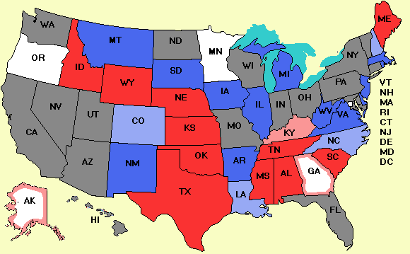 Senate map