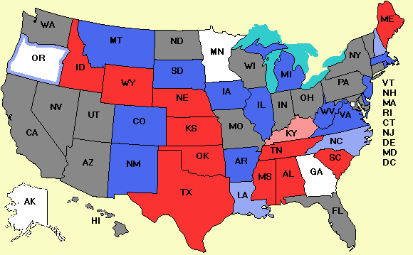 Senate map