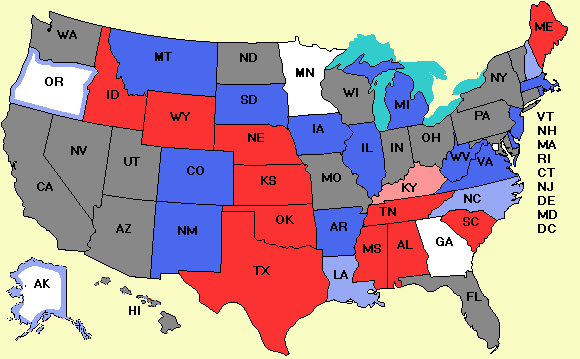 Senate map